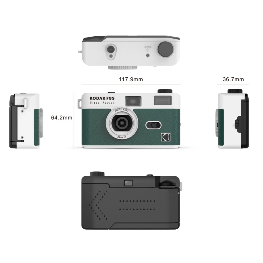 【eYe攝影】現貨 2025新款 柯達 KODAK Ultra F9s 復古 底片 135 全格相機 傻瓜相機-細節圖9