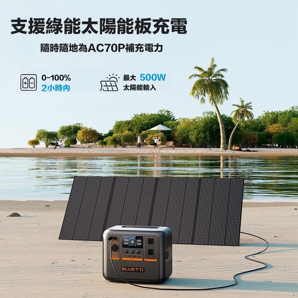 【eYe攝影】BLUETTI AC70P 移動電源 儲能電池 戶外網通設備 監控設備 WIFI 山區 機房 工地-細節圖7