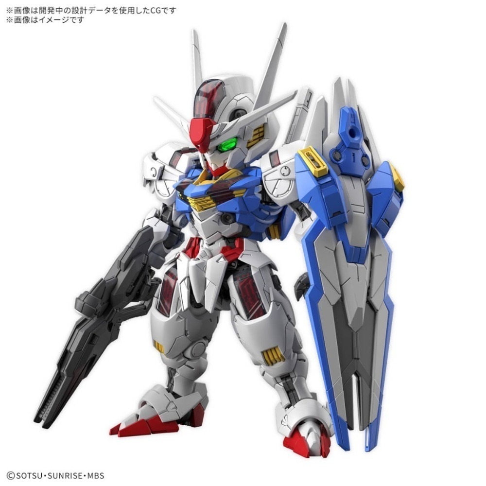 【鋼普拉】現貨 萬代 BANDAI 機動戰士鋼彈 水星的魔女 MGSD AERIAL GUNDAM 風靈鋼彈-細節圖2