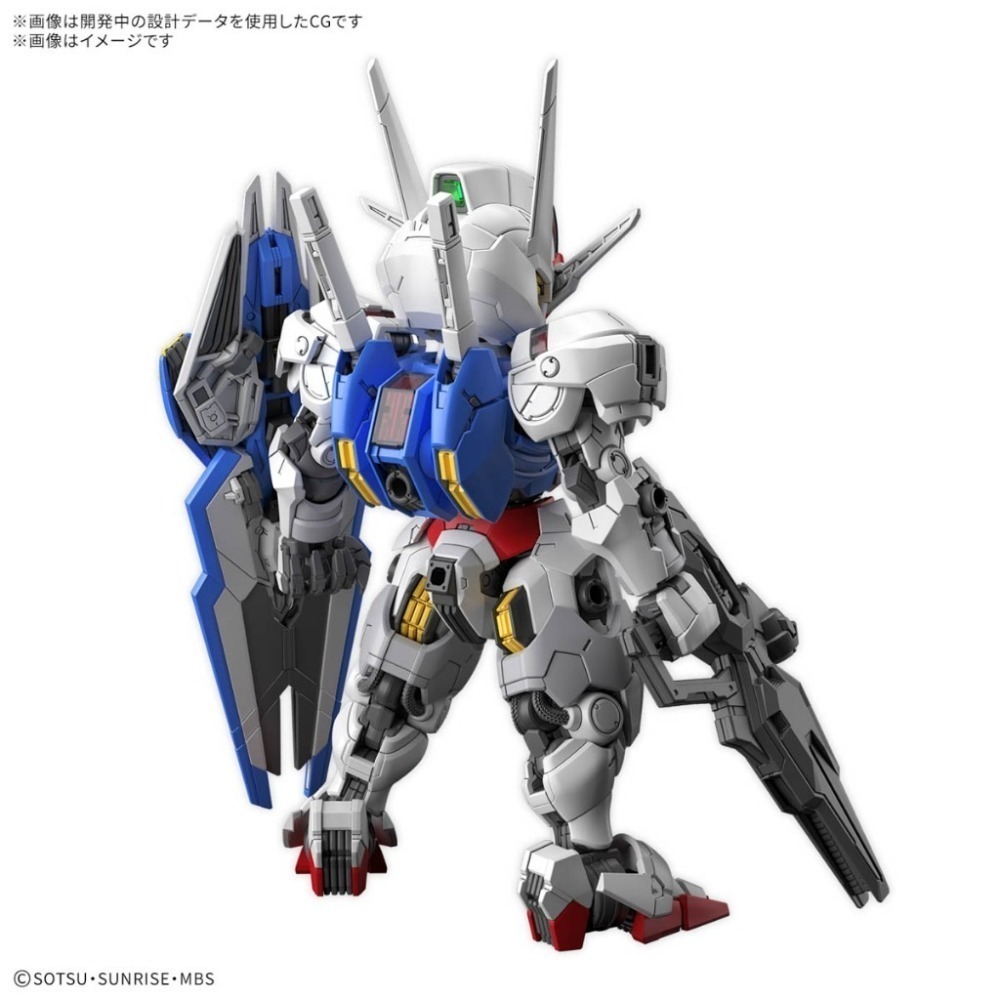【鋼普拉】現貨 萬代 BANDAI 機動戰士鋼彈 水星的魔女 MGSD AERIAL GUNDAM 風靈鋼彈-細節圖3