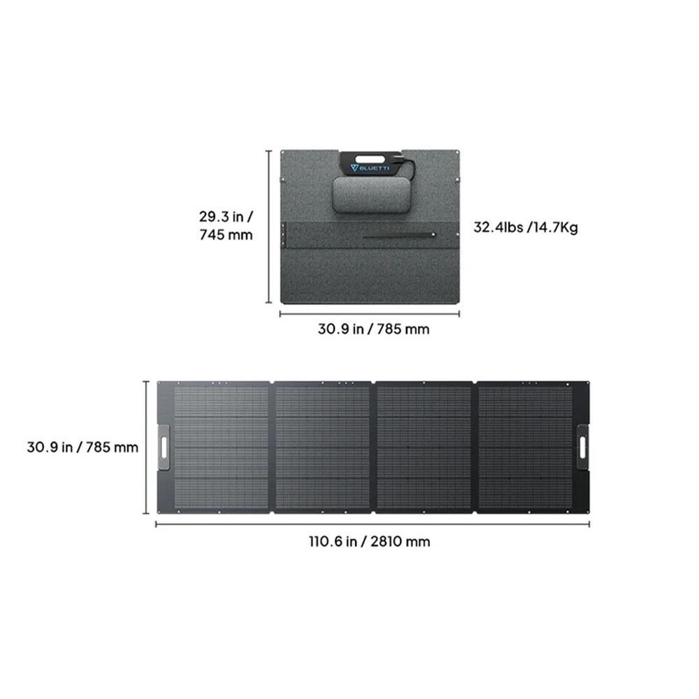 【eYe攝影】現貨 BLUETTI 太陽能板 太陽能充電板 PV350 350W 露營 戶外 太陽能 充電板 車宿-細節圖9