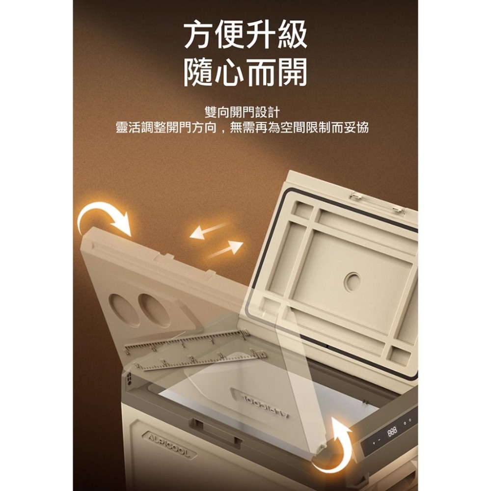 台灣現貨 保證結冰 Alpicool 冰虎 戶外冰箱 30L 40L 50L 冷凍 露營冰箱 行動冰箱 車宿 壓縮機製冷-細節圖4