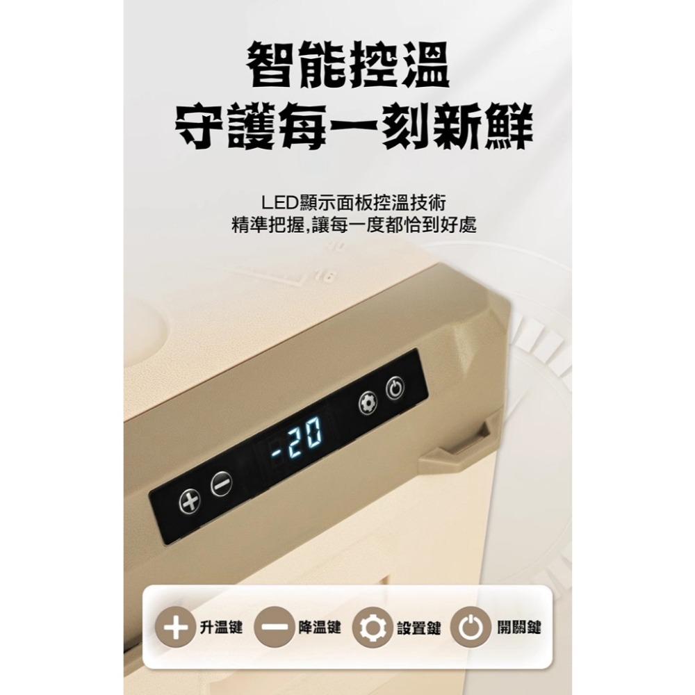 台灣現貨 保證結冰 Alpicool 冰虎 戶外冰箱 30L 40L 50L 冷凍 露營冰箱 行動冰箱 車宿 壓縮機製冷-細節圖5