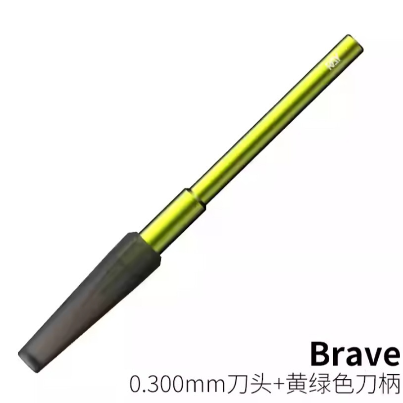 【鋼普拉】僅刀柄 RAY 模型工具 Brave 推刀 刻線刀 鎢鋼刀 改造 細節加深 刻線加深 防滾設計-規格圖9