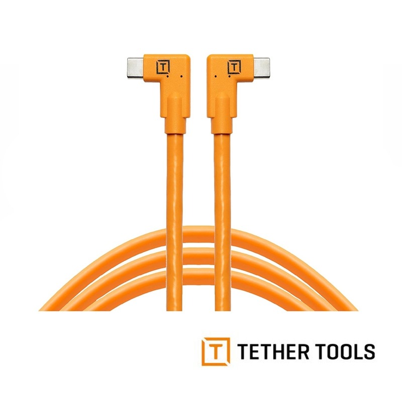 【eYe攝影】TETHER TOOLS CUC15RT USB-C 轉 USB-C 直角 高速傳輸線 4.6M 延長線-細節圖5