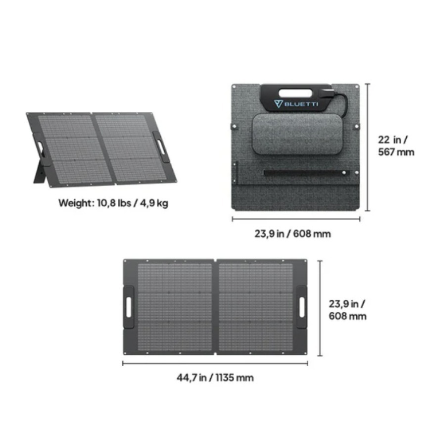 【eYe攝影】新款 BLUETTI 太陽能板 太陽能充電板 PV100 100W 露營 戶外 太陽能 充電板 車宿-細節圖6