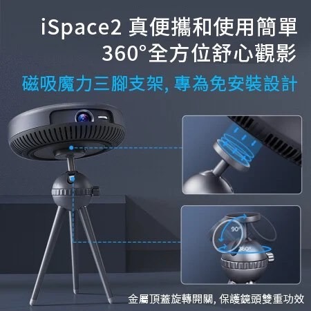 Tamrac ViewComm 多媒體播放器 口袋式 DLP投影機 1080P 追劇 家庭KTV 露天電影院 視訊會議-細節圖2