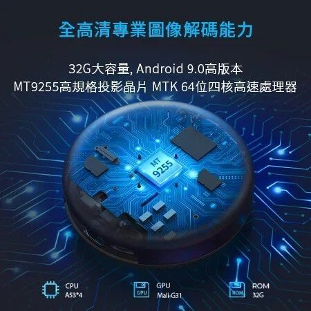 Tamrac ViewComm 多媒體播放器 口袋式 DLP投影機 1080P 追劇 家庭KTV 露天電影院 視訊會議-細節圖3