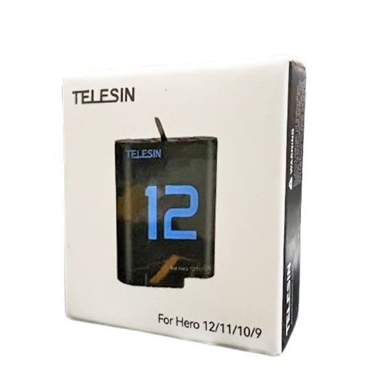 【eYe攝影】現貨 TELESIN 泰迅 GOPRO HERO 9 10 11 12 收納式 三槽充電器 收納盒 三充-細節圖9