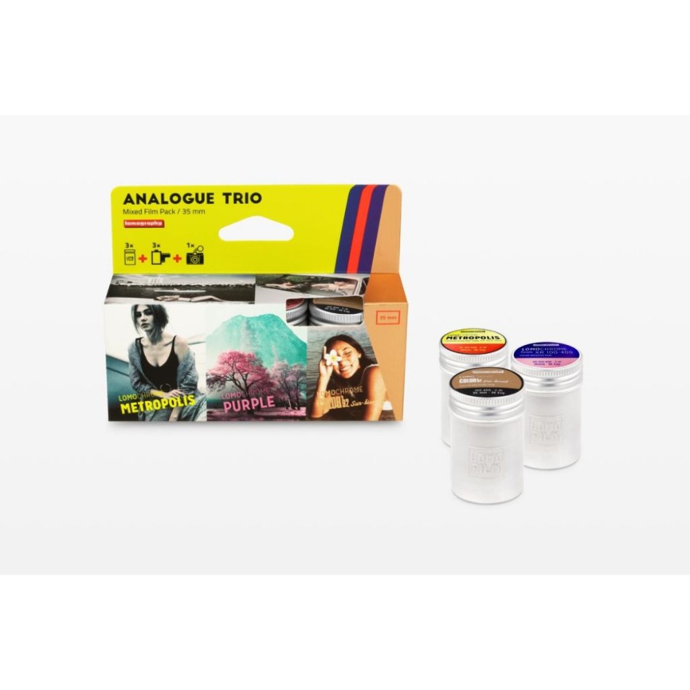【eYe攝影】現貨 Lomography 樂魔 Analogue Trio 35mm 三重奏 復古色調 底片 135軟片-規格圖9