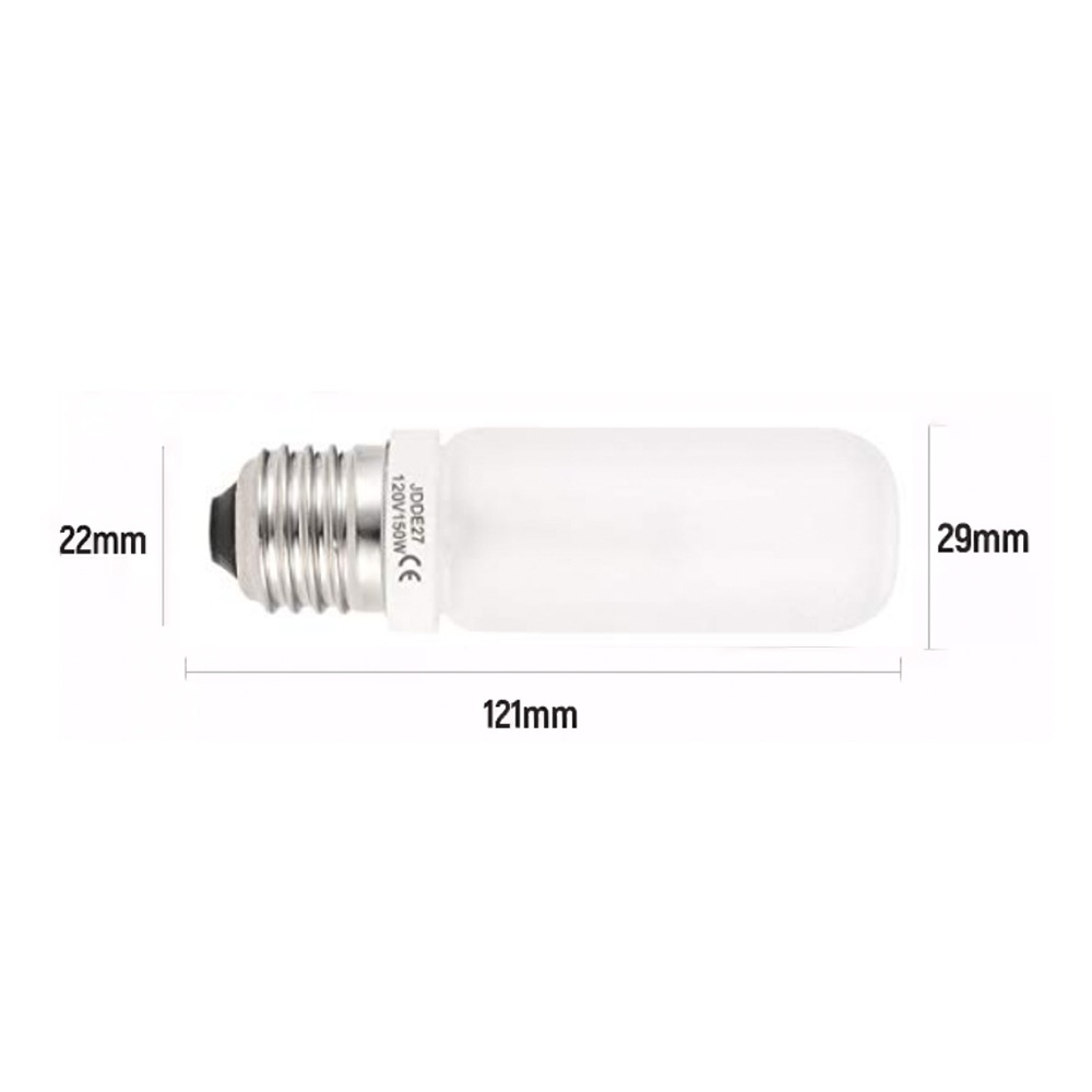 【eYe攝影】現貨 JDD 110V 150W E27 模擬燈泡 黃光 神牛 金貝 SK400 SK300 DP600-細節圖4