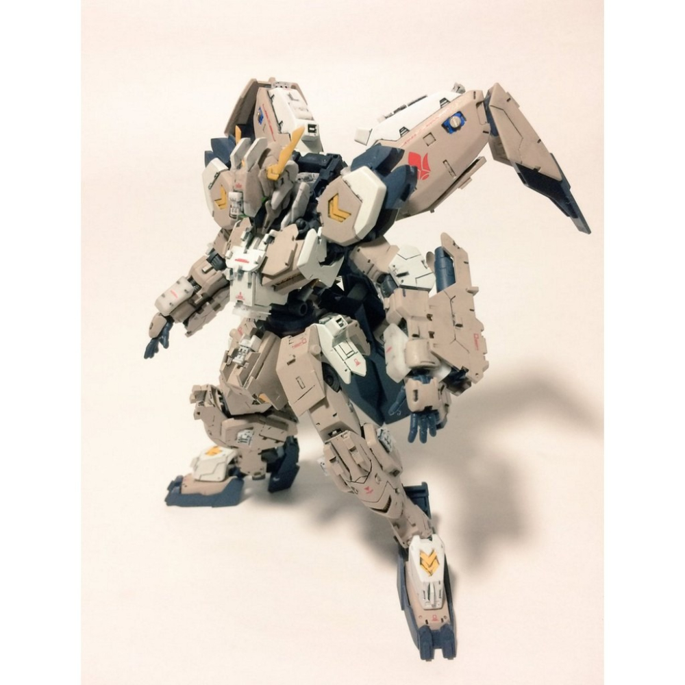 【鋼普拉】現貨 BANDAI 鐵血的孤兒 HG 1/144 #023 GUSION REBAKE 重鍛開鋒型智魔鋼彈-細節圖9