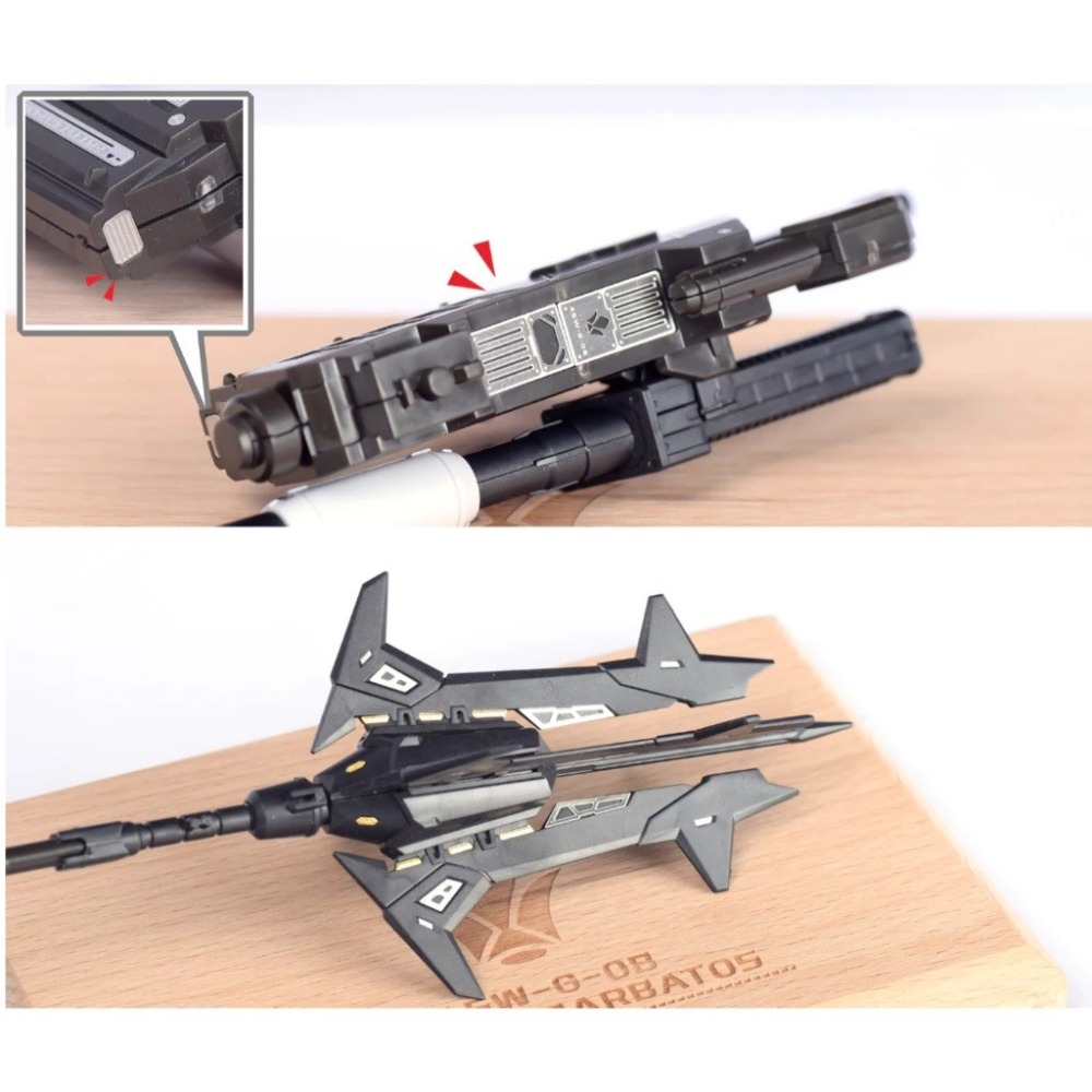 【鋼普拉】現貨 NewC 新月 改裝套件 鐵血的孤兒 萬代 MGSD 獵魔鋼彈 巴巴托斯 專用 蝕刻片 背膠 含金屬立牌-細節圖7