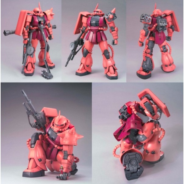 【鋼普拉】現貨 BANDAI 鋼彈UC MG 1/100 MS-06S ZAKU II 夏亞專用 紅色彗星 紅薩克 II-細節圖4