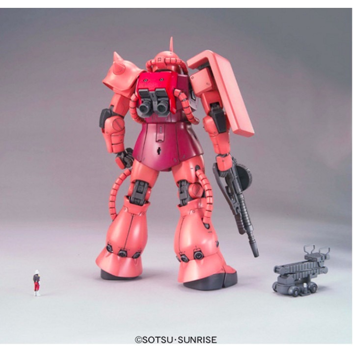 【鋼普拉】現貨 BANDAI 鋼彈UC MG 1/100 MS-06S ZAKU II 夏亞專用 紅色彗星 紅薩克 II-細節圖6