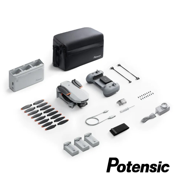 【eYe攝影】現貨 公司貨三電版 暢飛套組 Potensic ATOM2 空拍機 249g 無需考照 10KM圖傳 4K-細節圖2