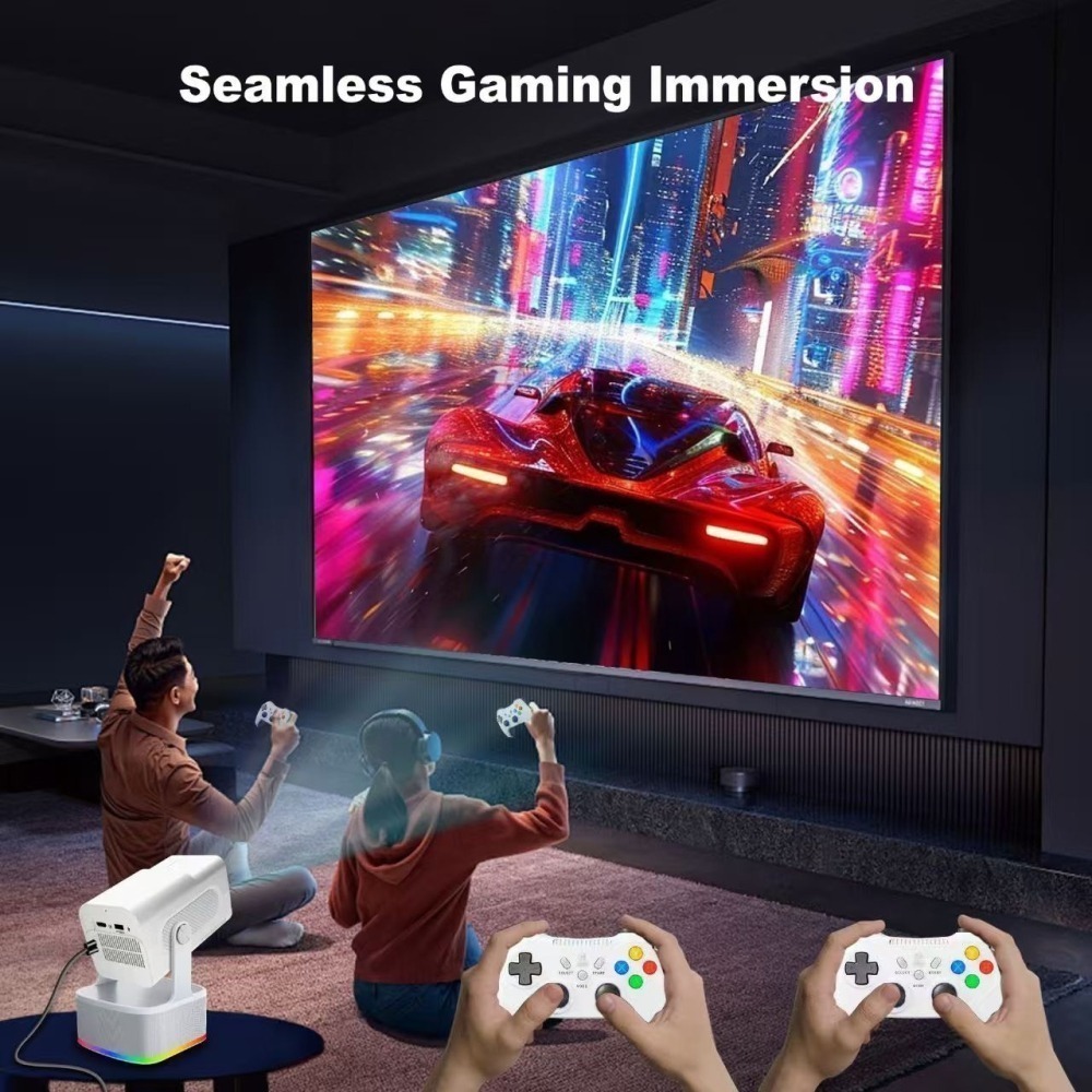 【鋼普拉】現貨 HCS350 PLUS 智慧娛樂投影機 家庭戲院 遊戲 KTV K歌 露營 追劇 視訊會議 戶外投影-細節圖6