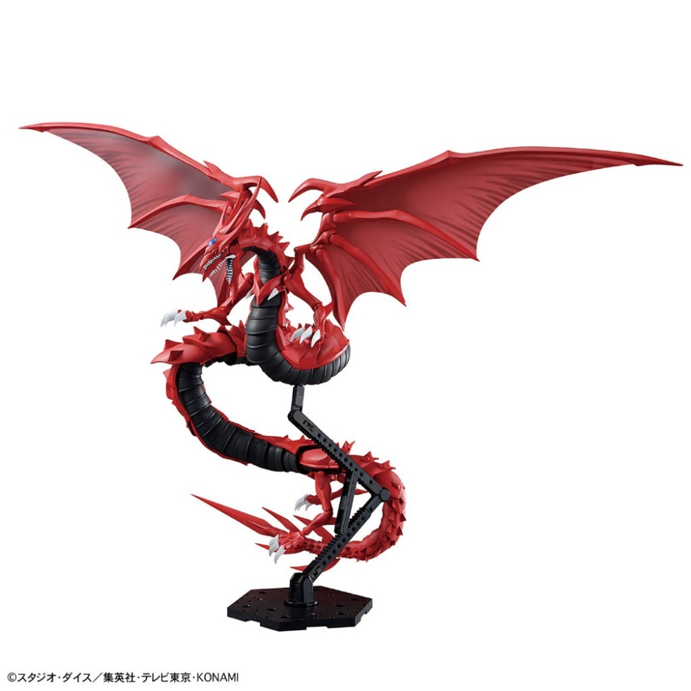 【鋼普拉】現貨 含支架 BANDAI 萬代 組裝模型 Figure-rise 遊戲王 三幻神 歐西里斯 天空龍 增幅版-細節圖6