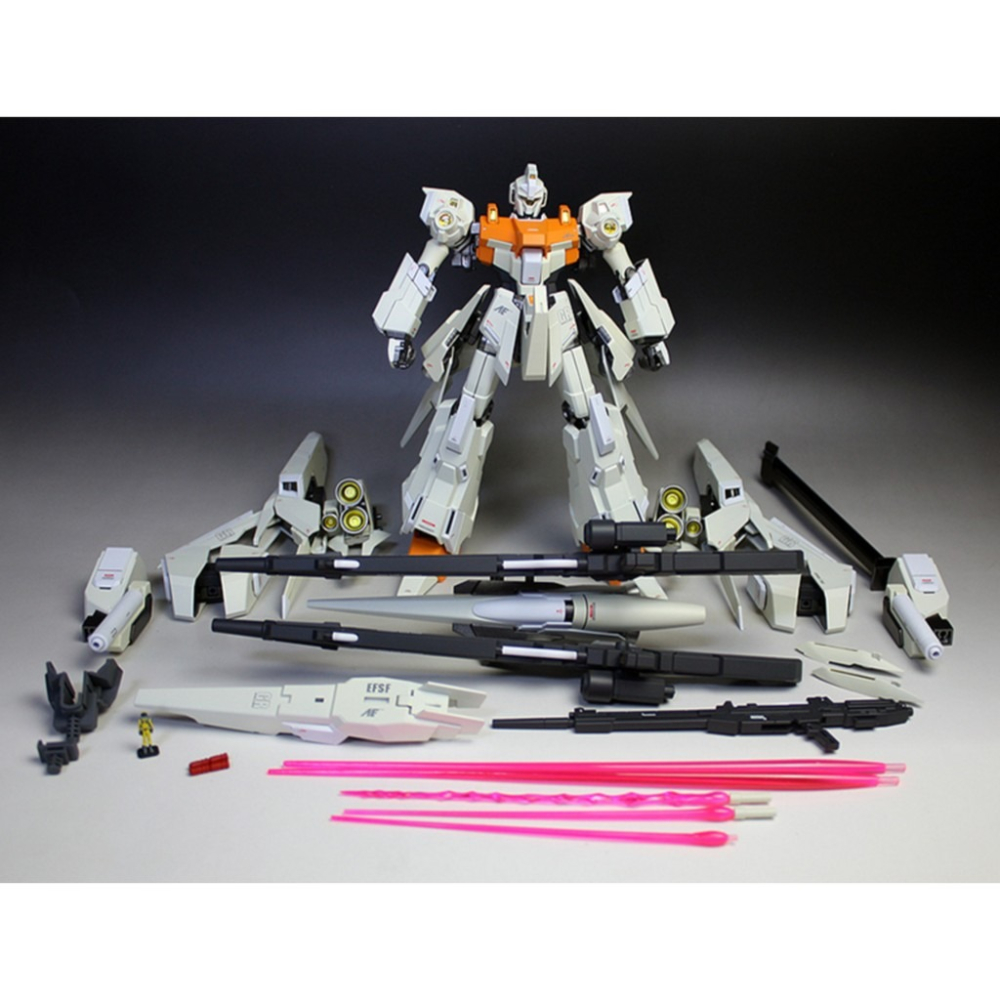 【鋼普拉】BANDAI 鋼彈UC MG 1/100 RGZ-95C ReZEL TYPE-C 里澤爾C型 雷比爾將軍座機-細節圖9