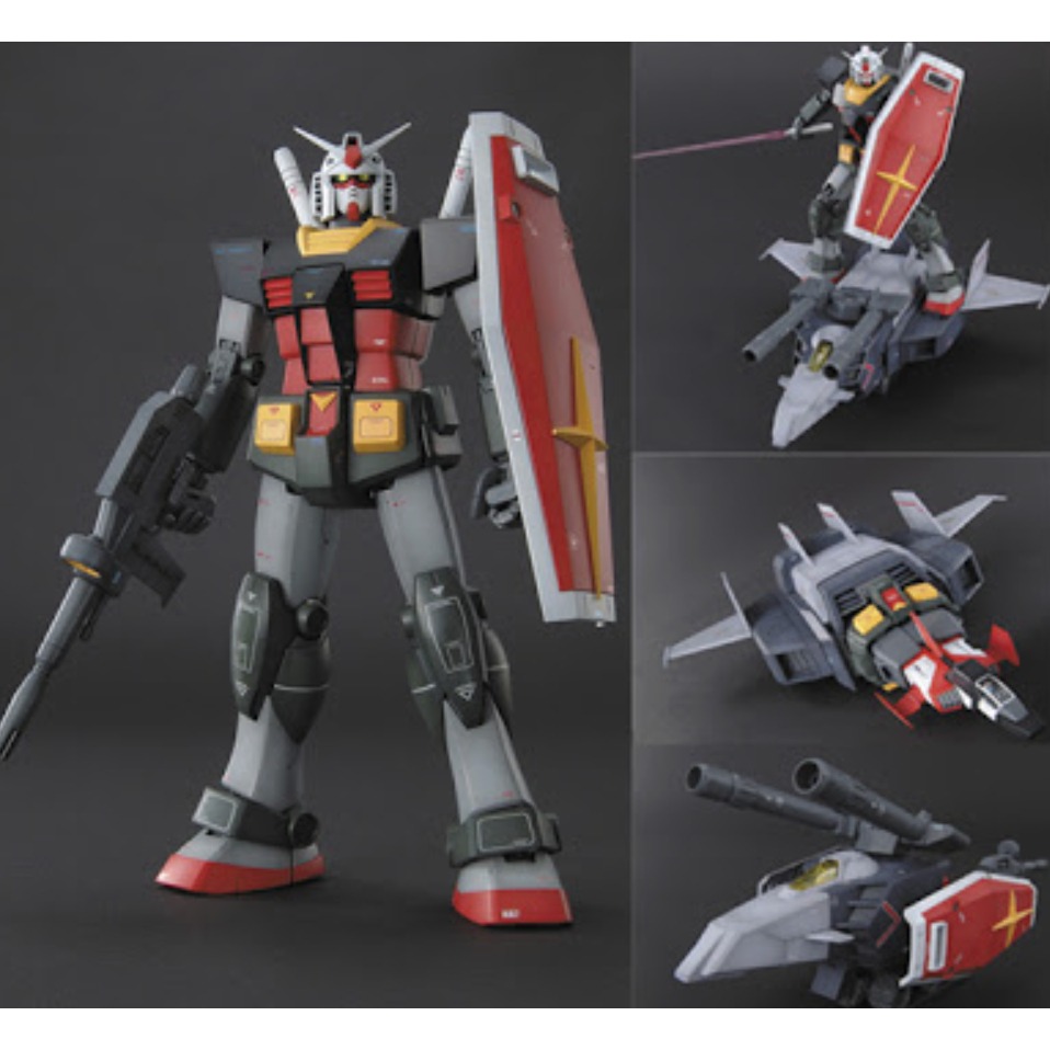 【鋼普拉】現貨 萬代 BANDAI 鋼彈UC MG 1/100 G-Armor G裝甲戰機 擬真型配色 組裝 變形合體-細節圖2