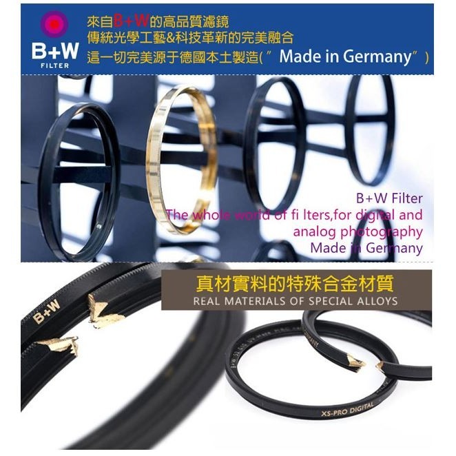 【eYe攝影】現貨 含稅 送LP1拭鏡筆 B+W XS-PRO 46mm MRC UV MASTER 奈米鍍膜 保護鏡-細節圖3