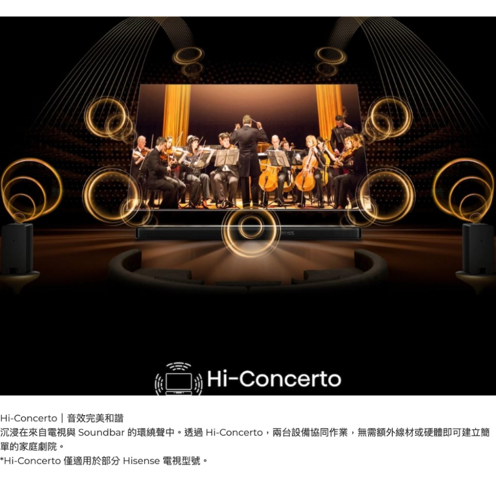 【eYe攝影】公司貨 Hisense 海信 AX5140Q 5.1 聲道 家庭劇院組 聲霸 Soundbar 環繞音響-細節圖3