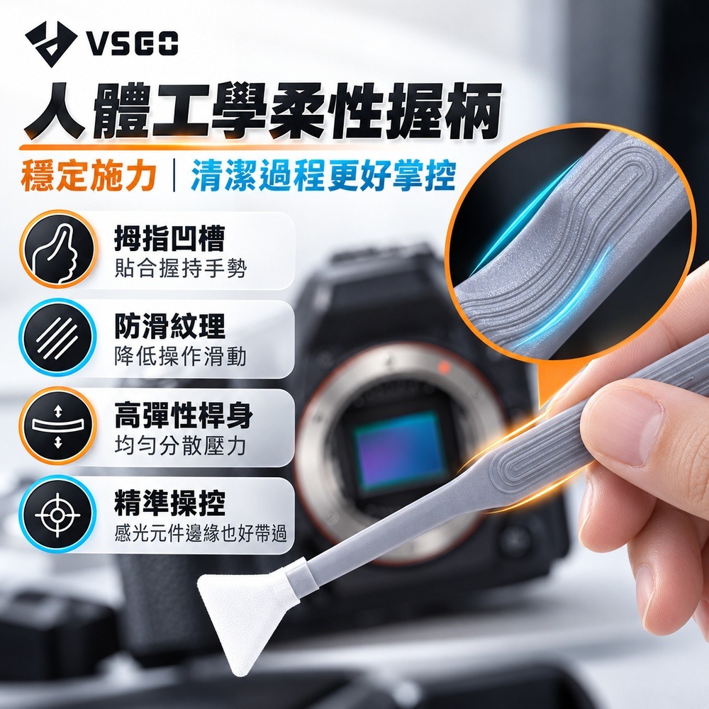 【eYe攝影】現貨 VSGO VS-S03E CCD感光元件清潔組 FF 全片幅相機清潔套組 5D4 D850 A7-細節圖6
