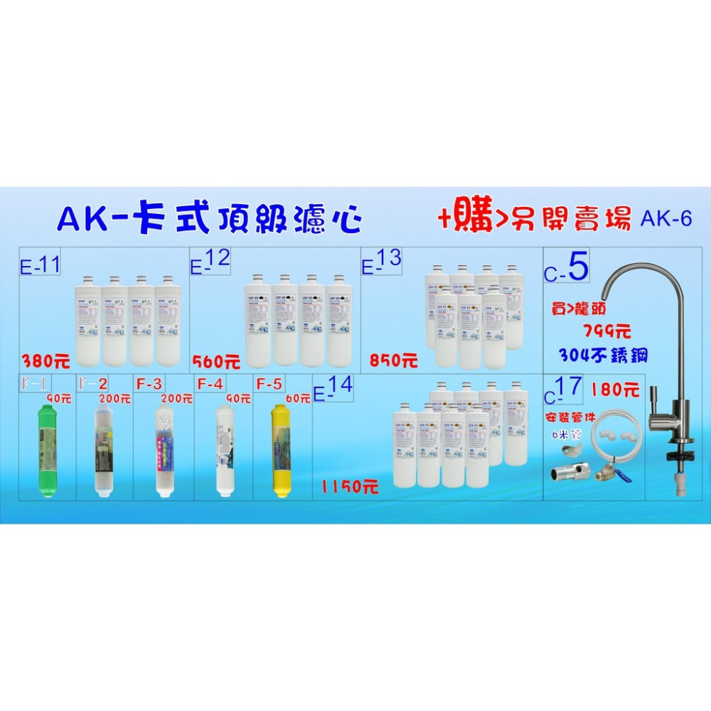 淨水器卡式單管過濾器DIY快速更換濾心 濾水器製冰機 餐飲咖啡機(貨號:B1011)【七星淨水】-細節圖2