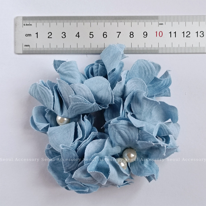 [現貨]首爾飾集 正韓國製 雜誌日系風格珍 珍珠滿滿花瓣 髮束 手環兩用2-16-1-細節圖4