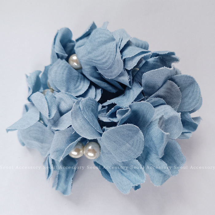 [現貨]首爾飾集 正韓國製 雜誌日系風格珍 珍珠滿滿花瓣 髮束 手環兩用2-16-1-細節圖6
