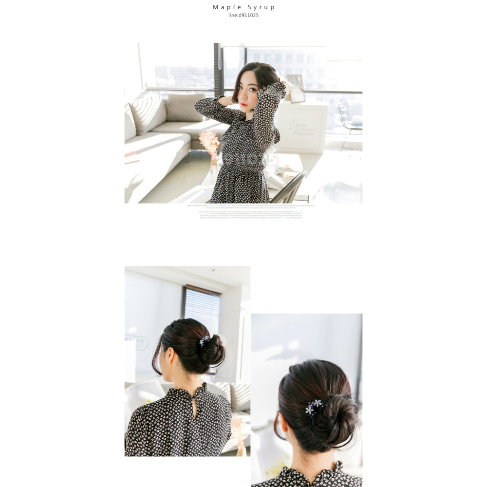[現貨]首爾飾集 正韓國製 Angel Rena 珍珠雛菊花朵髮簪髮插RN20208099-細節圖8