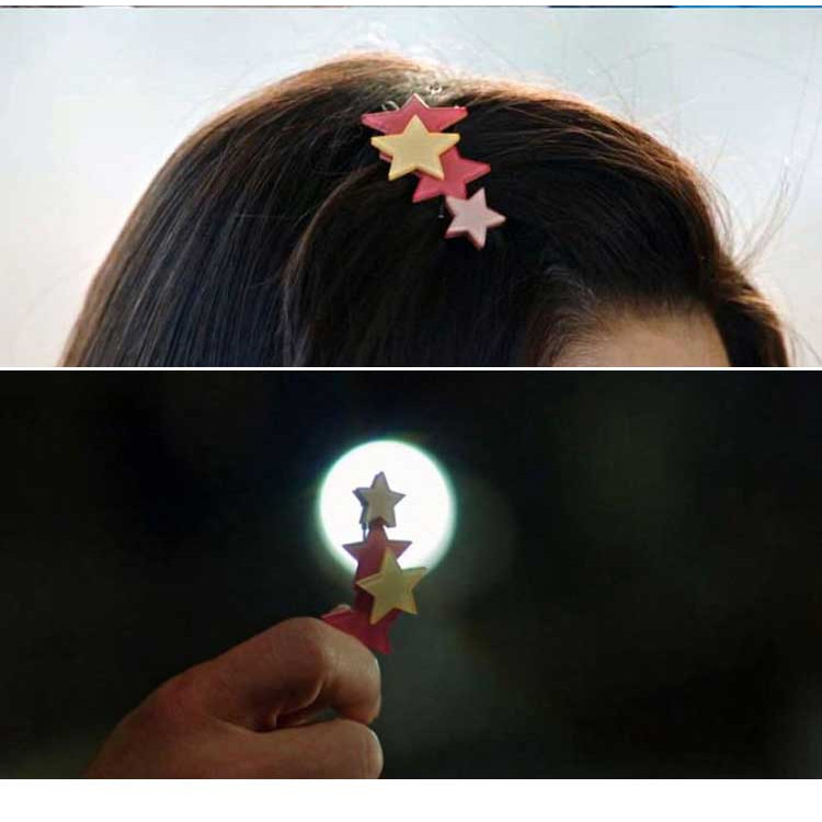 [現貨]首爾飾集 正韓國製 Angel Rena 韓劇款鬼怪星星撞色髮夾RN20107435-細節圖3