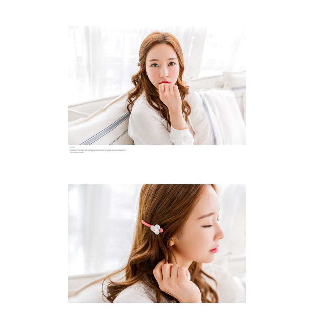 [現貨]首爾飾集 正韓國製 Angel Rena 花朵葉甜美髮夾RN20109770-細節圖4