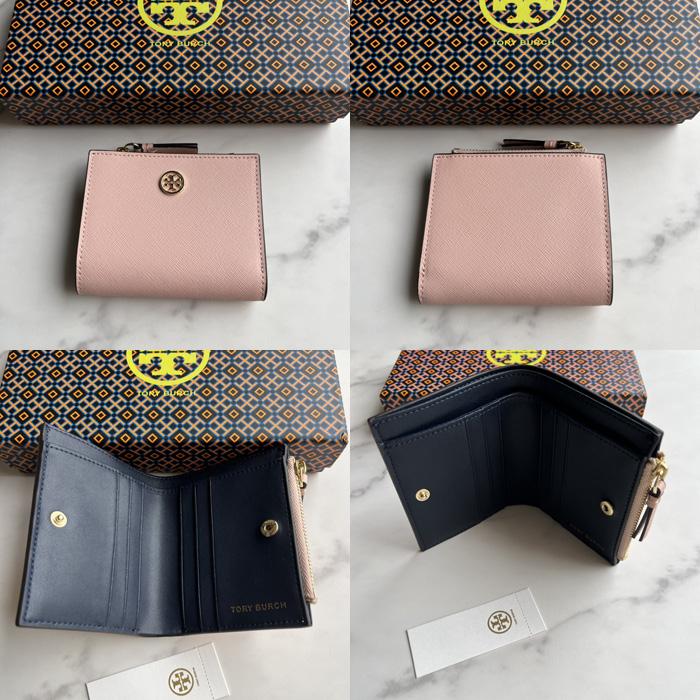 vivian美國代購✨正品 Tory Burch 女生短夾 TB 十字紋錢包 牛皮錢包 女生錢包 短錢包 小錢包 皮夾-細節圖2