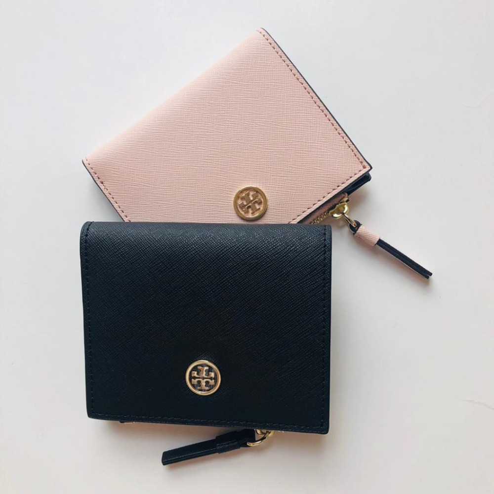 vivian美國代購✨正品 Tory Burch 女生短夾 TB 十字紋錢包 牛皮錢包 女生錢包 短錢包 小錢包 皮夾-細節圖8