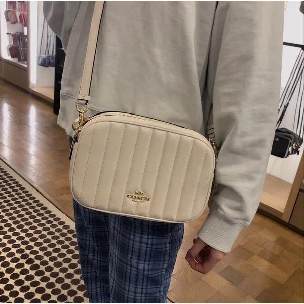 vivian美國代購✨正品 coach 女士單肩包 斜挎包 C1569 女生包包 相機包 小方包 斜背包 雙層女包-細節圖4