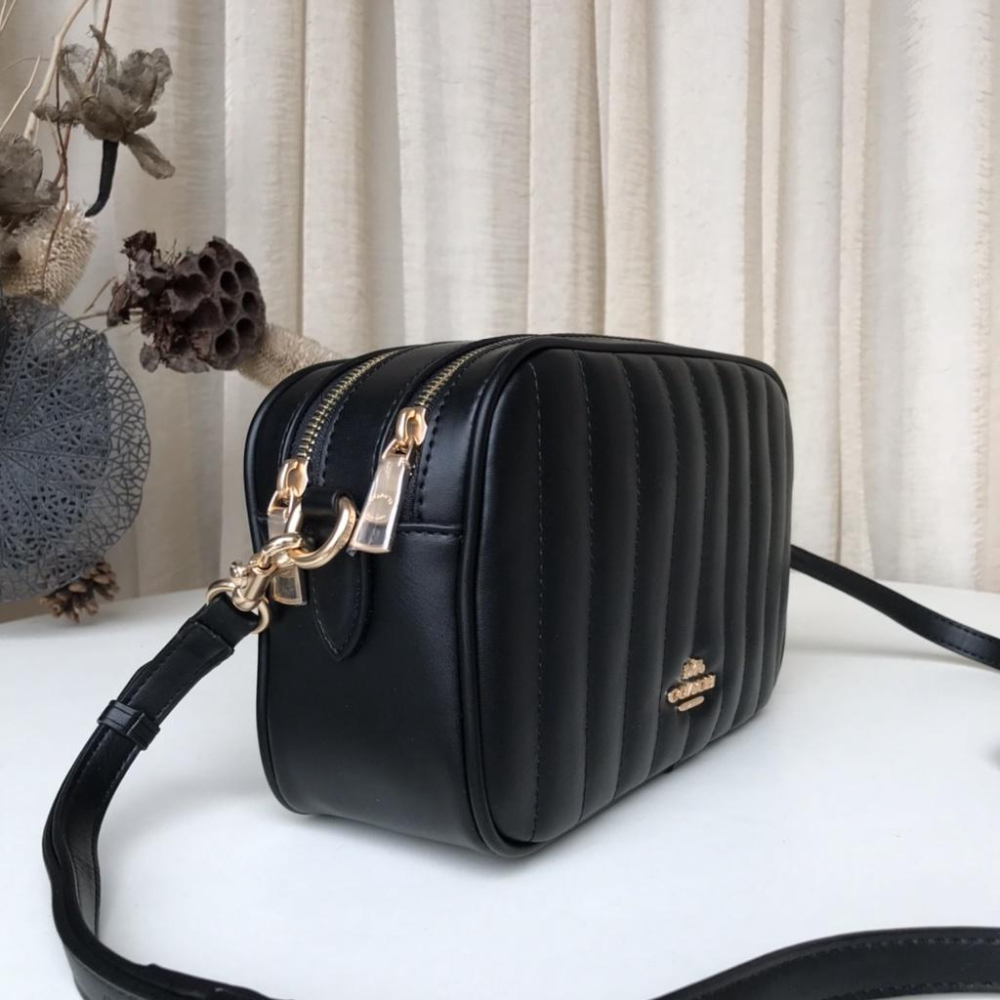 vivian美國代購✨正品 coach 女士單肩包 斜挎包 C1569 女生包包 相機包 小方包 斜背包 雙層女包-細節圖6