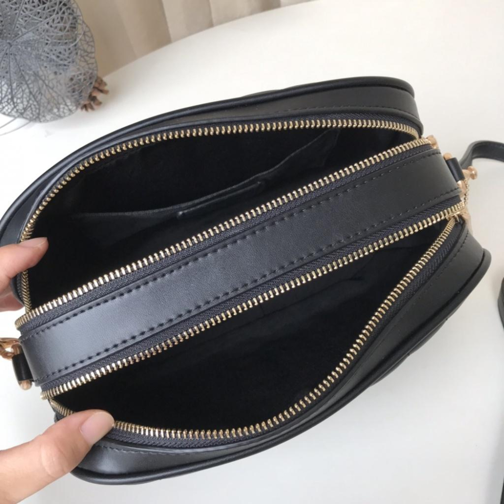 vivian美國代購✨正品 coach 女士單肩包 斜挎包 C1569 女生包包 相機包 小方包 斜背包 雙層女包-細節圖7