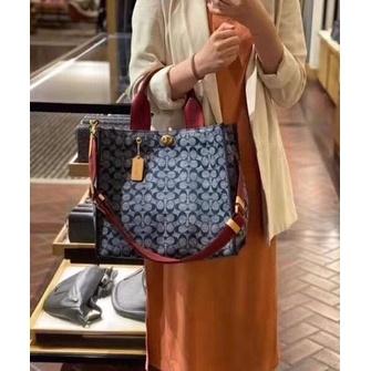 vivian美國代購✨正品 coach 女生手提包 托特包 多功能包 購物袋 F36658 F91107 附購證禮品袋-細節圖3