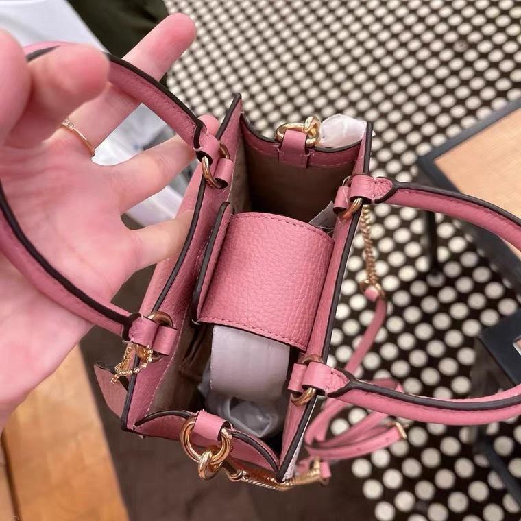 vivian美國代購✨正品 coach 女生手提包 pepper 琴譜包 側背包 斜挎包 C7227 女士皮包 女生包包-細節圖8