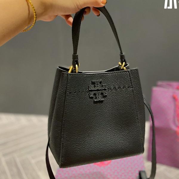 vivian美國代購✨ Tory Burch 女生水桶包 TB 手提包  女生包包 單肩包 側背包 斜挎包 斜背包-細節圖3