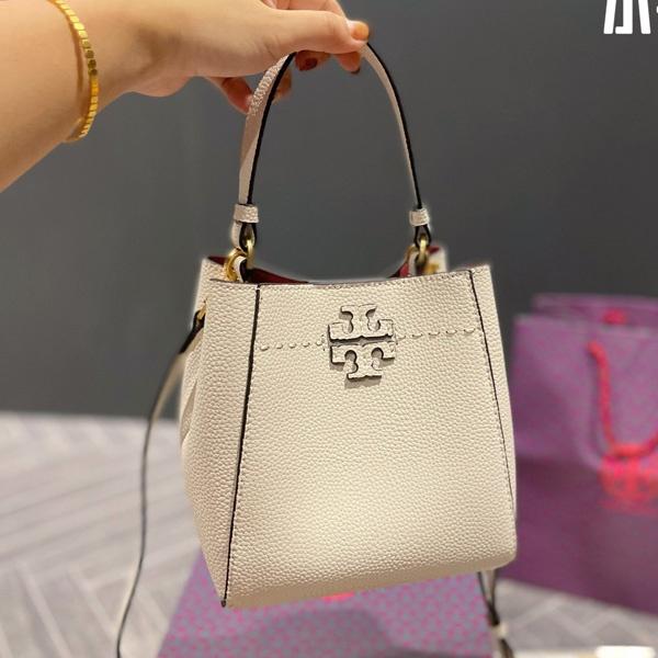vivian美國代購✨ Tory Burch 女生水桶包 TB 手提包  女生包包 單肩包 側背包 斜挎包 斜背包-細節圖4