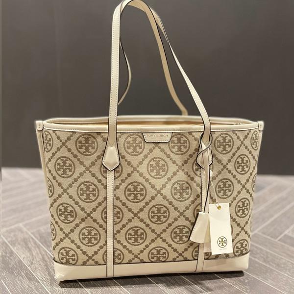 vivian美國代購✨正品 Tory Burch  女士帆布手提包 托特包 女包 購物袋 tb 肩背包 單肩包 側背包-細節圖2