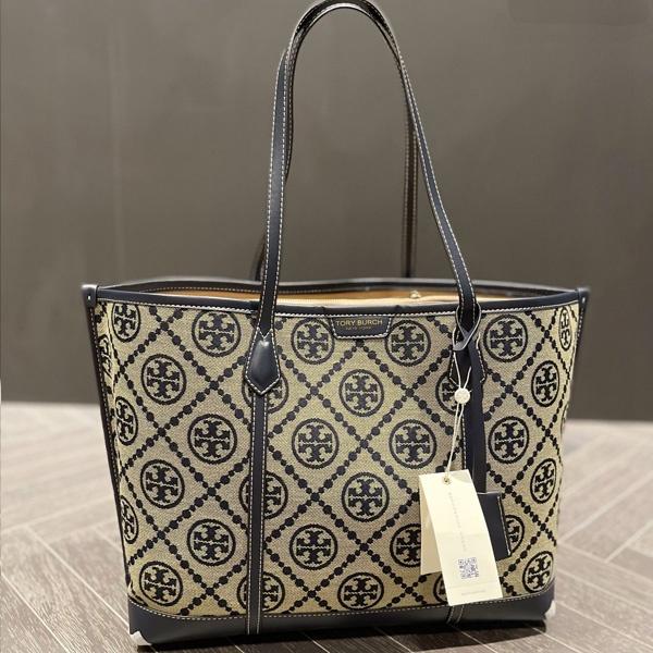 vivian美國代購✨正品 Tory Burch  女士帆布手提包 托特包 女包 購物袋 tb 肩背包 單肩包 側背包-細節圖3