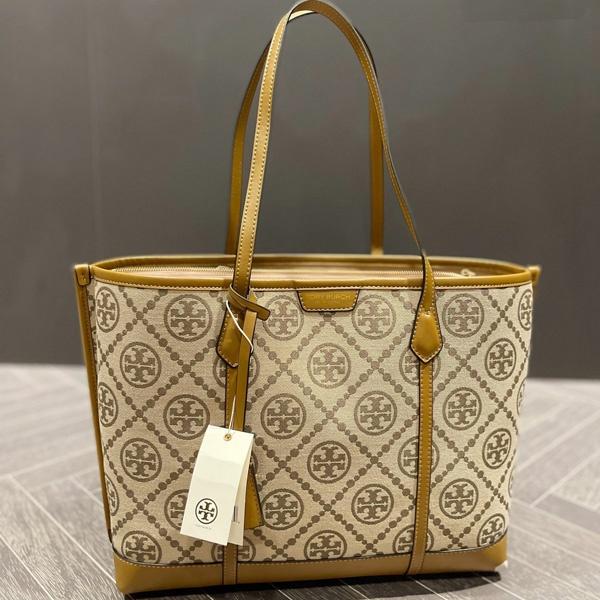 vivian美國代購✨正品 Tory Burch  女士帆布手提包 托特包 女包 購物袋 tb 肩背包 單肩包 側背包-細節圖5