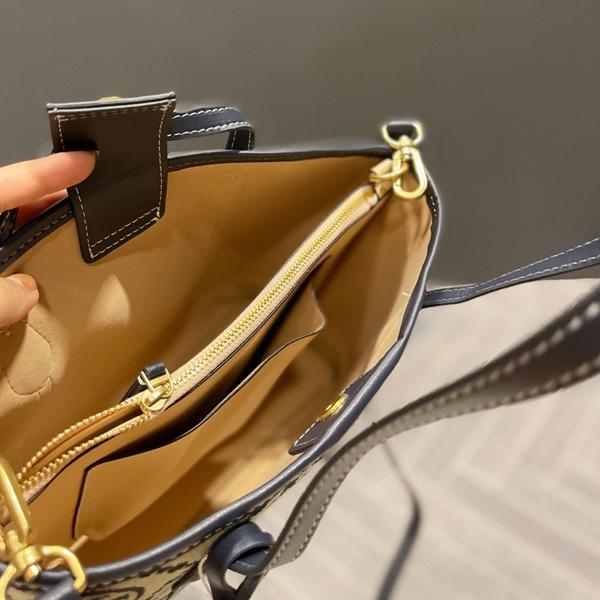 vivian美國代購✨正品 Tory Burch  女士帆布手提包 托特包 女包 購物袋 tb 肩背包 單肩包 側背包-細節圖9