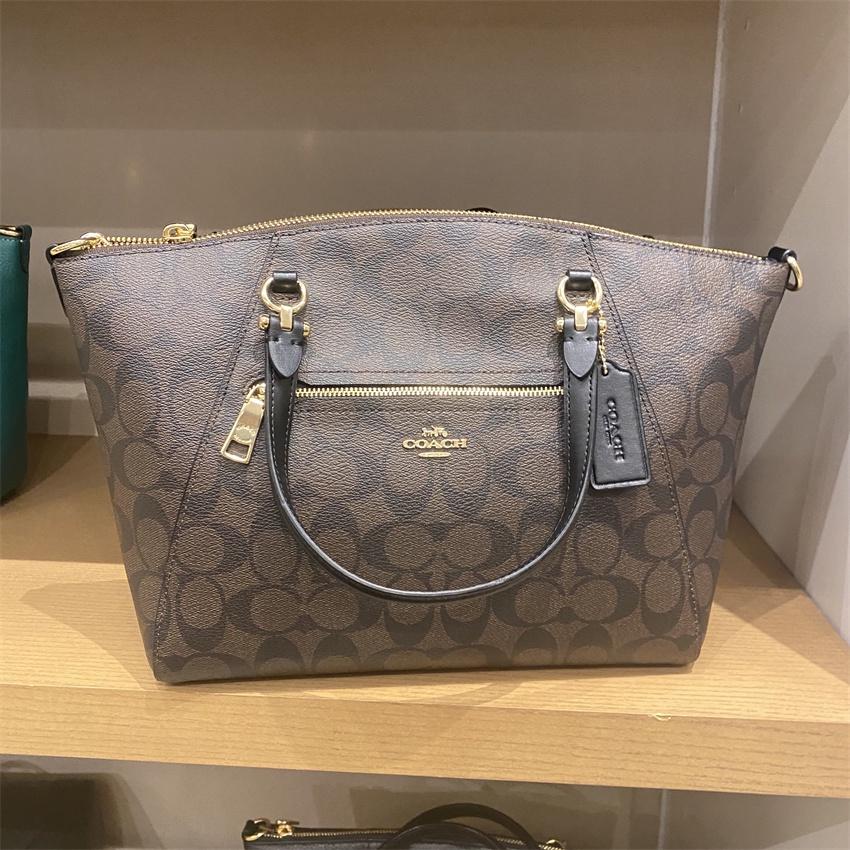 vivian美國代購✨正品 coach 女士 新款 餃子包 女生水餃包 手提包 托特包 側背包 F79998 女生包包-細節圖7