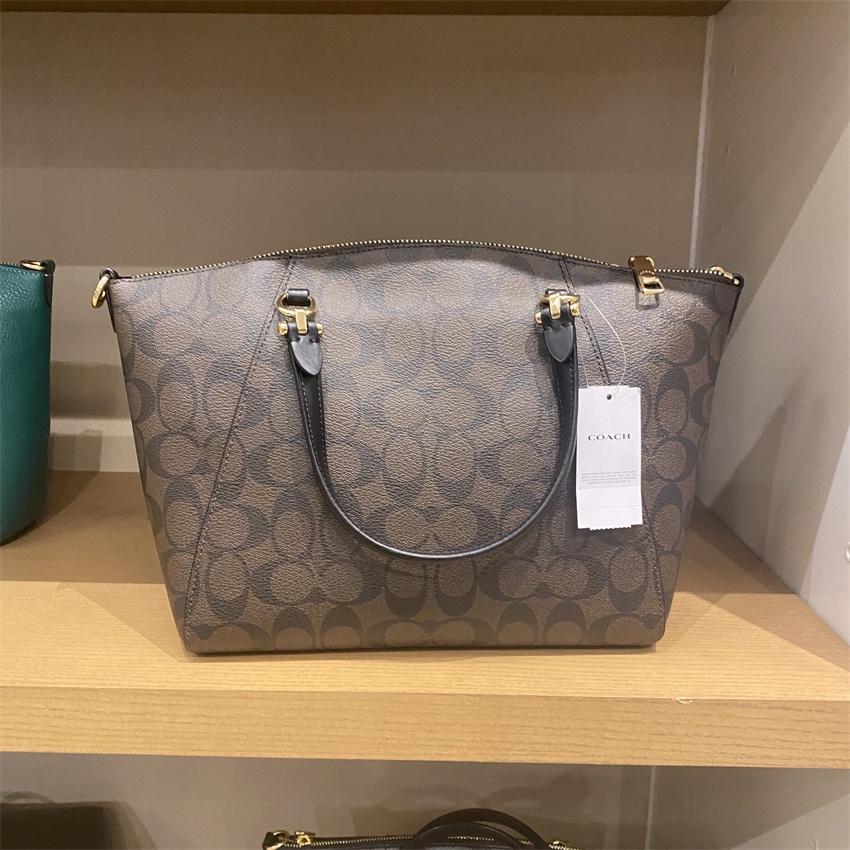 vivian美國代購✨正品 coach 女士 新款 餃子包 女生水餃包 手提包 托特包 側背包 F79998 女生包包-細節圖8