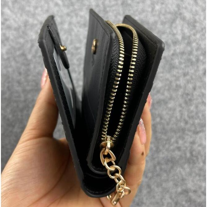 vivian美國代購✨正品 coach 女士新品 女生短夾 真皮浮雕錢包 女生皮夾 女生拉鏈小錢包 零錢包 C6942-細節圖7