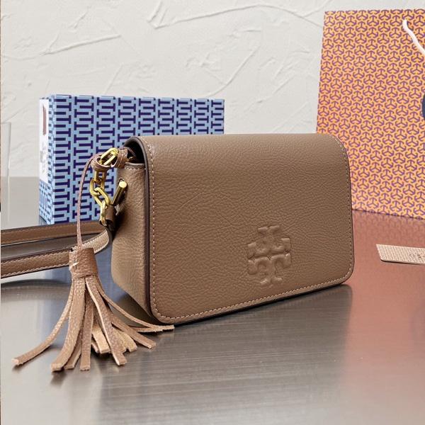vivian美國代購✨正品  Tory Burch 流蘇包 女生小方包 TB 女包 牛皮真皮 側背包 斜背包 相機包-細節圖4